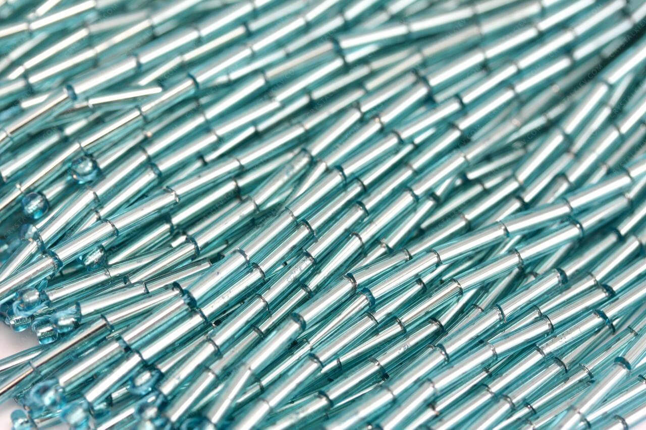 Пучки стекляруса Aqua 6mm прямий